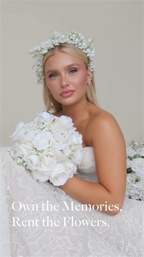 Our premium silk wedding flowers look real, smell amazing, and are always picture perfect - no matter where or when you tie the knot! | Something Borrowed Blooms