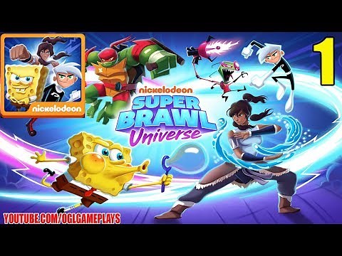 Super Brawl Universe Gameplay Part 1 (By Nickelodeon) Android iOS