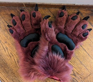 Werewolf Paws / Furry / Fursuit / Canine / Monster / Five Fingers / Wolfskinstudio Pattern - Etsy