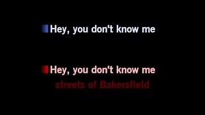 Karaoke Streets of Bakersfield - Dwight Yoakam - CDG, MP4, KFN - Karaoke Version