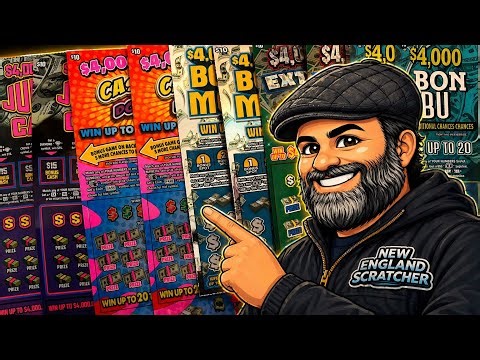 LET’S GO!!! Mass Lottery Scratch Tickets!