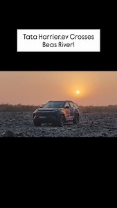 723K views · 39K reactions | TATA.ev and Red Bull attempt a unique challenge with the Harrier.ev Impossible Act – The River Crossing, where the electric SUV takes on the Beas River to test its control and capability in unpredictable conditions. It offers an interesting perspective on how electric SUVs are being pushed and tested beyond conventional environments. | MotorBeam | Facebook