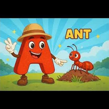 A Is Amazing! 🍎 Learn Letter A with Fun Song & 3D Animation | ABC Songs for Kids