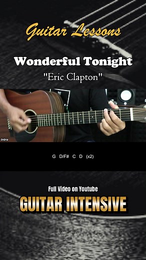 Easy Guitar Lessons for Beginners: Wonderful Tonight by Eric Clapton