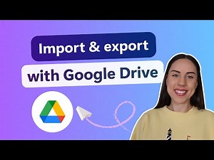 How to import and export videos using Google Drive in Clipchamp