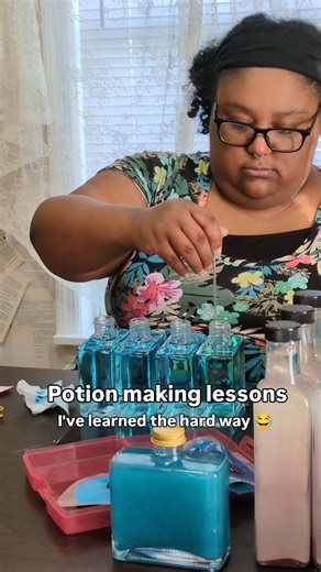 Magic Potion Tips 🧪#smallbiz #cozy #fantasyart #potion #summer #magical #mermaid #cottagecore