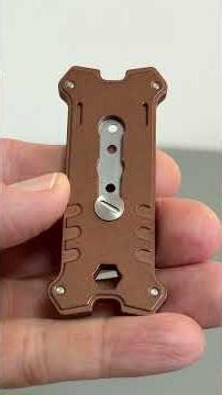 Kickstarter: The Cubik - Titanium EDC Pocket Knife, Button-Flick Open