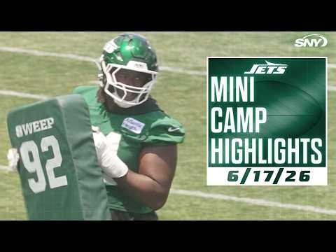 Olu Fashanu, Jets get to work in second day of minicamp in Florham Park