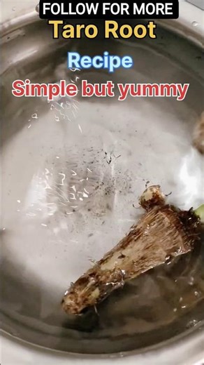 Taro Roots recipe 😋 Simple but yummy 😋#recipe #taroroots #cooking #tarorootcurry