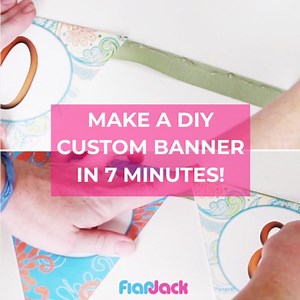 Make a DIY Custom Banner in Under 7 Minutes!