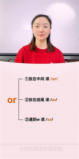or组合的多种发音，跟我学，帮你总结规律