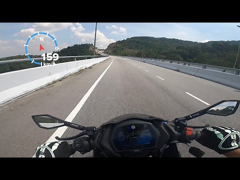 Y16ZR TOP SPEED TEST ..... LAJU KER MOTO STANDARD TUKAR JAJAN SIKIT2
