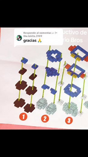 Respuesta a @thu.lokita.3109 este es el instructivo de Mario grande que tengo espero le sea de utilidad #mariobros #marios #lego #legoschinos #instructivos #armables #magicblok