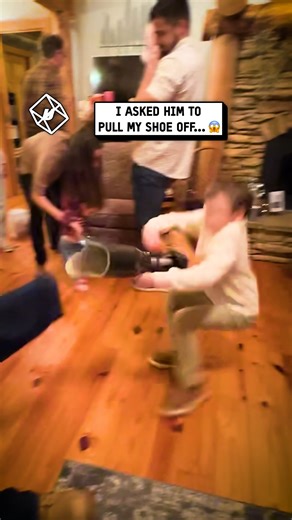 He took getting legless to another level 😅😂 #funny #prank | UNILAD