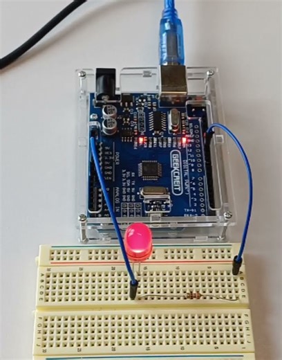 Arduino - Blink, externe LED