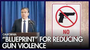 California AG calls state a "blueprint" for reducing gun violence