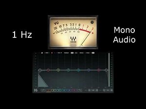 1 Hz | Sine Wave | Low Frequency | Mono Audio | Speaker, Headphones, Hearing - Response Test