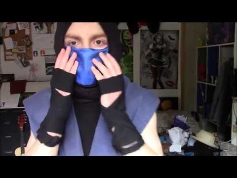 How To Make A Makeshift Sub Zero Cosplay