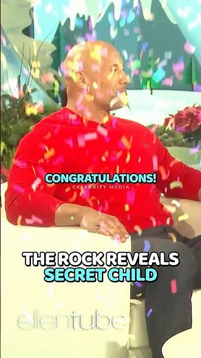 The Rock Reveals His Secret Baby To Kevin Hart & Ellen
