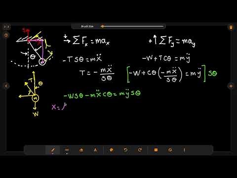 Modelado matemático de péndulo simple