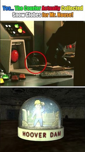 Yes... The Courier Actually Collected Snow Globes for Mr. House! #Fallout #FalloutTVShow