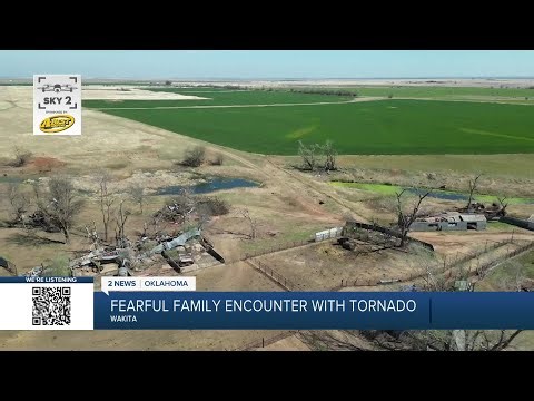 Real-life twister destroys a Wakita family farm and home 30 years after the iconic movie 'Twister'