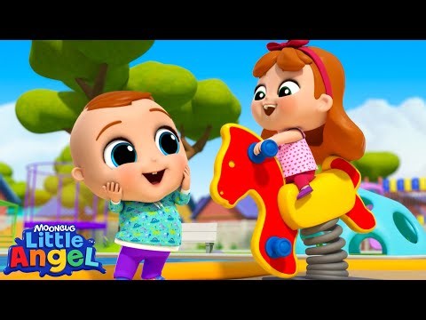 Learning at the Playground! | BABY JOHN™ Playtime Kids Songs & Nursery Rhymes | Little Angel