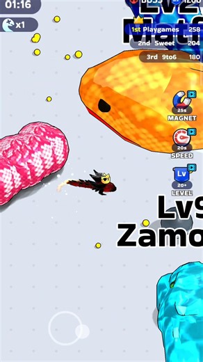 Snake Clash - Tha legend boss fight winmatch gameplay🐍💥 #snakevideo #snake #snakeclash #shorts