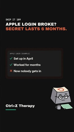 Sign in With Apple Stopped Working? The Secret Key Expires Every 6 Months