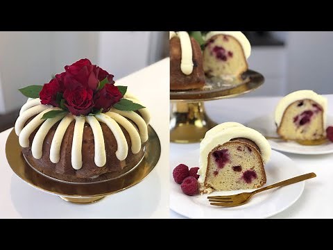 White Chocolate Raspberry Nothing Bundt Cake - CAKE STYLE