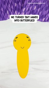 So easy to make this summer! Template 👇 #handprintcrafts #kidscrafts | Simple Everyday Mom