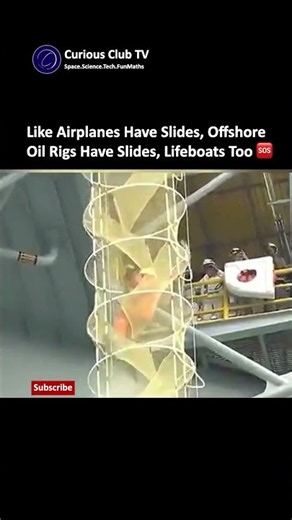This Is How Oil Rig Workers Escape a Fire at Sea