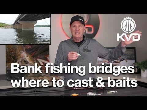Bank fishing bridges for bass: How to fish bridges and what baits to throw