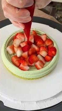 How to Make a Stunning 4-Layer Strawberry Cake | Easy Homemade Tutorial 🍓