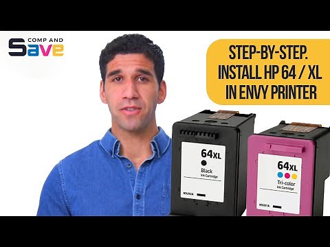 HP ENVY Photo 7855 Printer Ink Cartridges Installation