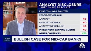 Barclays' Jared Shaw presents a bullish case for mid-cap banks