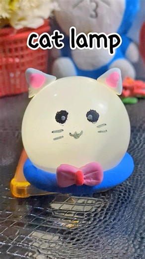 Cat lamp making #art #craft #short #easycraft