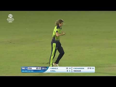 HIGHLIGHTS: USA vs Ireland ICC Women's T20 World Cup Qualifier, Abu Dhabi