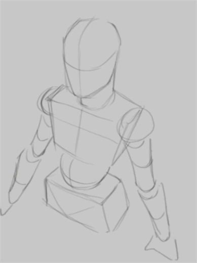 Daily Pose Study for Digital Art Practice