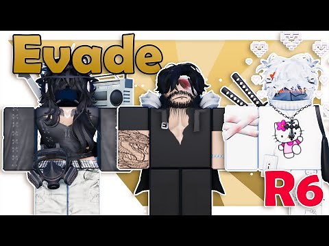 10 Emo trending R6 Evade Outfits