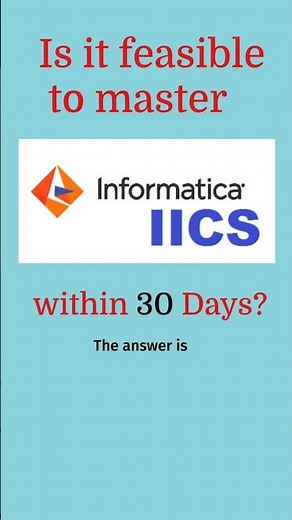 How to get an IICS job in 30 days? | Informatica IICS in 30 days? |
