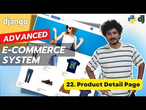 Django Ecommerce Advanced Project - 22 Product Detail URL And Make Template
