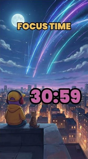 30 Minute Timer with music 30minutetimer #focustimer #lofitimer #lofistudy #studylofi #studytimer