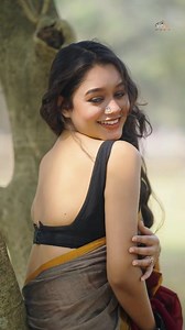 79K views · 2.2K reactions | Bong Diva Oozes Oomph In A Low Neckline Blouse, Redefining Ethnic Fashion In An Organza Silk Saree Bong Crush #fashion #beautiful #bollywood #saree #trendingreels #dance | Bong Crush | Facebook