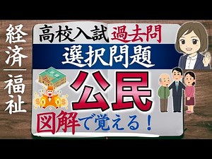 【高校入試対策】公民選択問題②58問｜全図解あり｜過去問