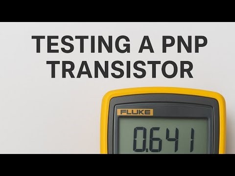 How to Test a PNP Transistor Using a Multimeter (Step-by-Step Guide). @ElectroAtm.
