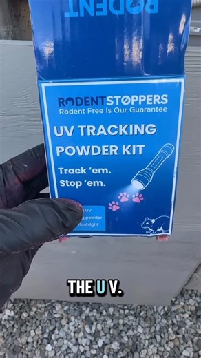 Rodent Control Solutions For Homeowners & Pest Pros on Instagram: "How to detect rodent entry points? Comment “UV” & we’ll DM you the tracking powder!"