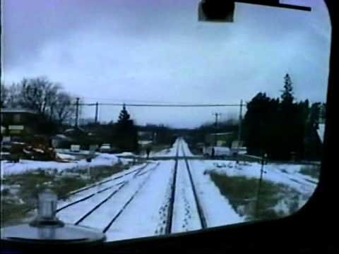 CN Train Derailment & VIA Cab Ride in Northern Ontario : Winter 1992