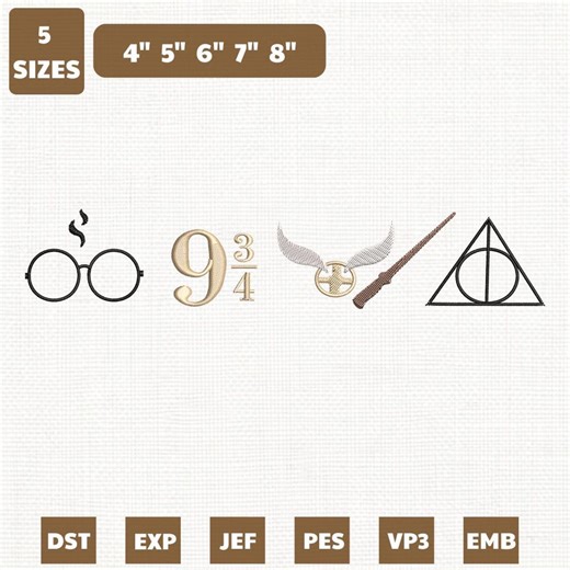 Magic Wizard Machine Embroidery File, Book Lovers Design (instant Download) - Etsy