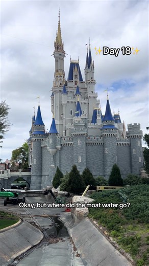 Exploring Disney's Castle Repaint and Moat Mystery